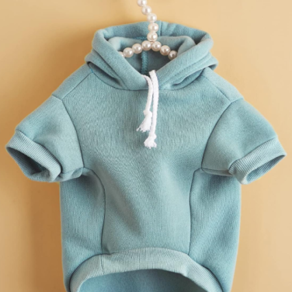 Basic Dog Hoodie Sweatshirt Puppy Sweater Warm Pet Clothes for Small Medium Dogs