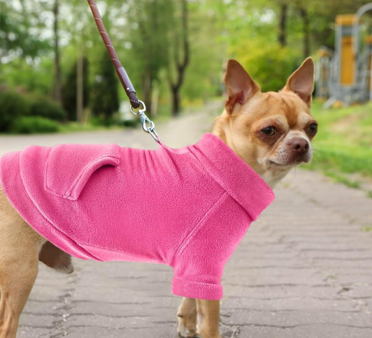 Fleece Sweater Turtleneck Sweatshirt Pet Clothing - Image 2