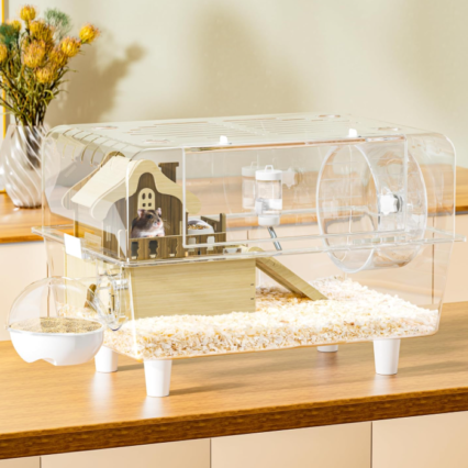 5-Second Assembly Hamster Cage Double-Decker Small Animal Habitat