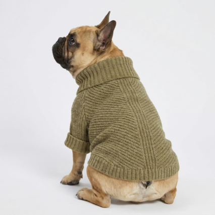 Thermal Knitted Dog Sweater Winter Coat Turtleneck Jacket Pet Clothes