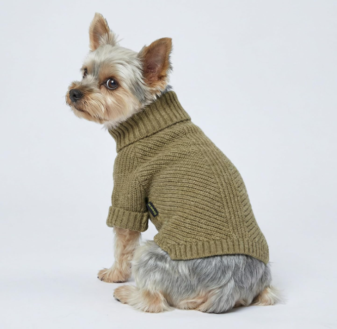 Thermal Knitted Dog Sweater Winter Coat Turtleneck Jacket Pet Clothes - Image 2
